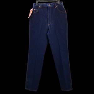 Lee Misses Vintage 80s Women's 16 Moms Jeans High Waist Blue Denim USA 30x 32